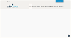 Desktop Screenshot of hotel-nikos.gr